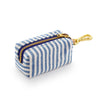 Lake Blue Stripe Poop Bag Holder