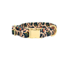 Preppy Leopard Print Dog Collar