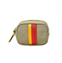 Preppy Striped Poop Bag Holder & Treat Pouch