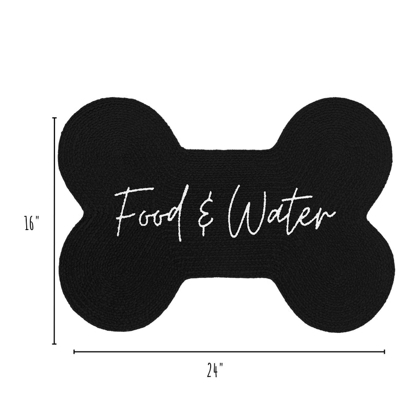 Blue Dog Food Bowl Placemat