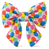 Birthday Balloons Lady Dog Bow