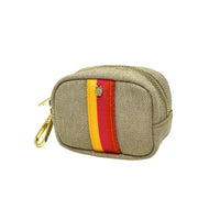 Preppy Striped Poop Bag Holder & Treat Pouch