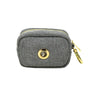 Grey Poop Bag Holder & Treat Pouch