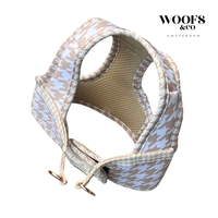Step-In Harness in Houndstooth Beige