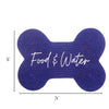 Blue Dog Food Bowl Placemat