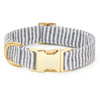 Charcoal Stripe Dog Collar