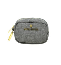 Grey Poop Bag Holder & Treat Pouch