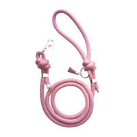 Pink Rope Dog Leash - Handmade in France