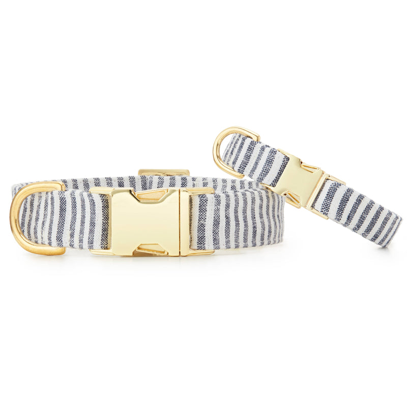 Charcoal Stripe Dog Collar