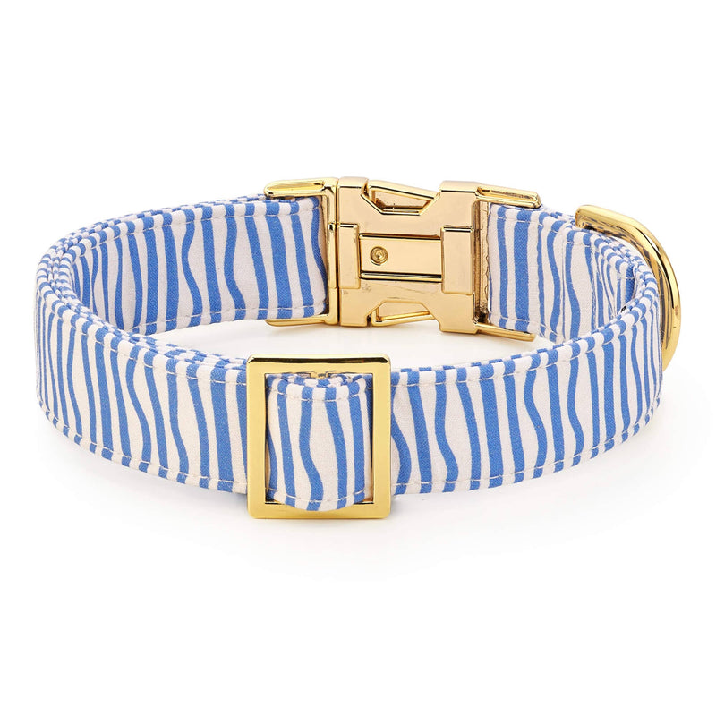 Blue Waves Summer Dog Collar