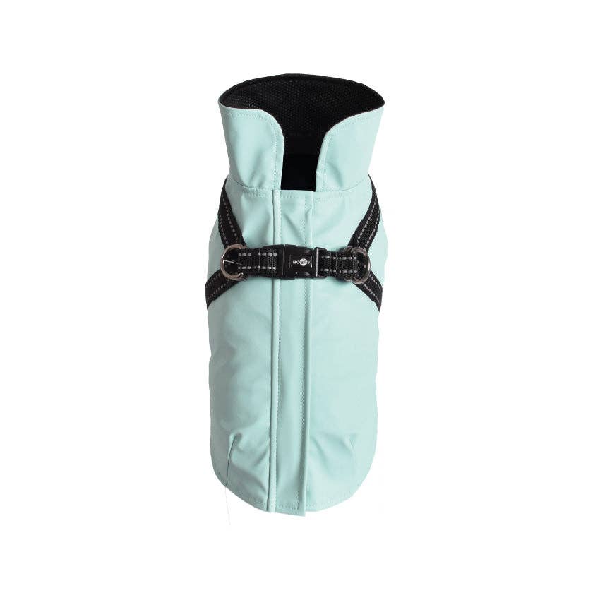 Raincoat for dogs with reflective details