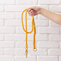 Golden Yellow Marine Rope Dog Leash