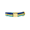 Striped Blues Dog Collar