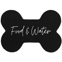 Blue Dog Food Bowl Placemat