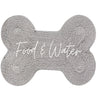 Blue Dog Food Bowl Placemat