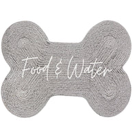 Blue Dog Food Bowl Placemat