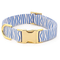 Blue Waves Summer Dog Collar
