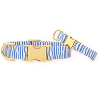 Blue Waves Summer Dog Collar