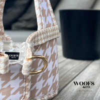 Step-In Harness in Houndstooth Beige