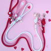Pink Rope Dog Leash - Handmade in France
