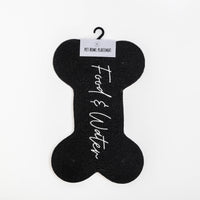 Blue Dog Food Bowl Placemat