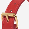 Heart Stud Collar in Red