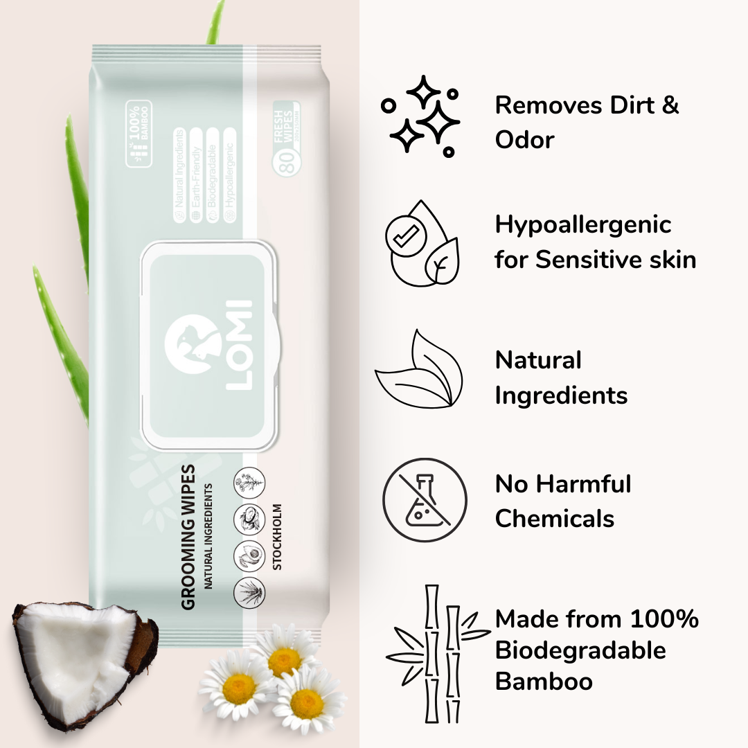 Bamboo Grooming Wipes