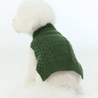 Pet Sweater Vest - Green