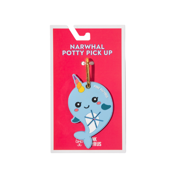 Narwhal Potty Pick Up | Waste Bag Holder | Poop Bag Holder 