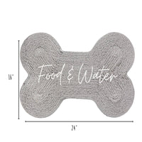 Blue Dog Food Bowl Placemat