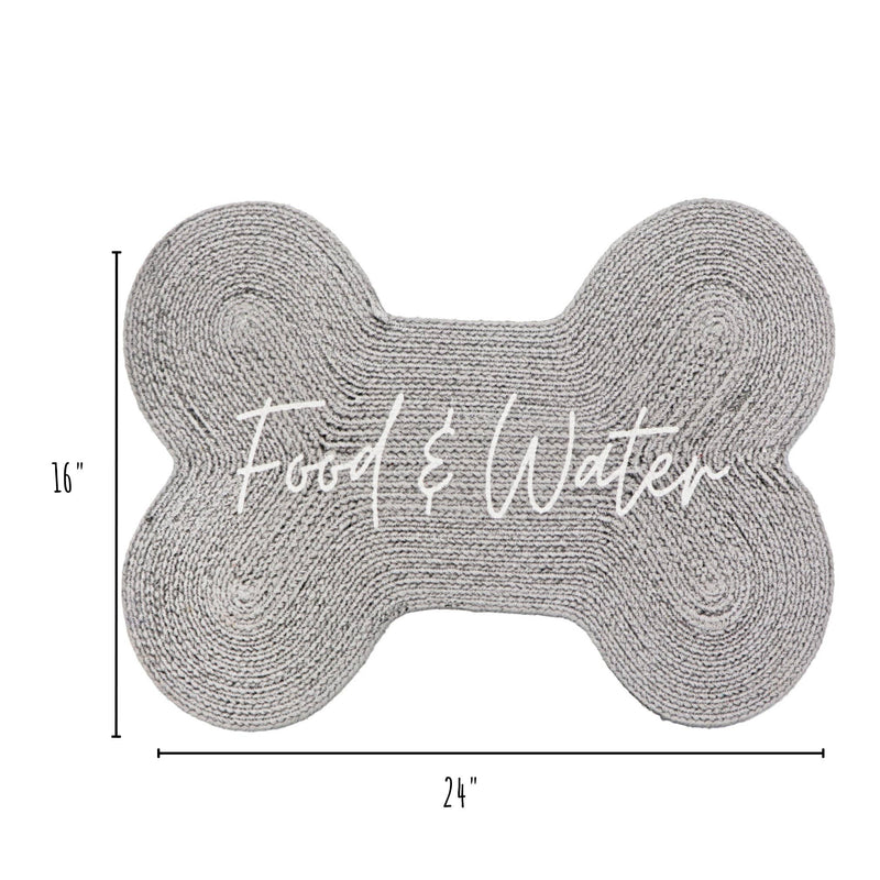 Blue Dog Food Bowl Placemat