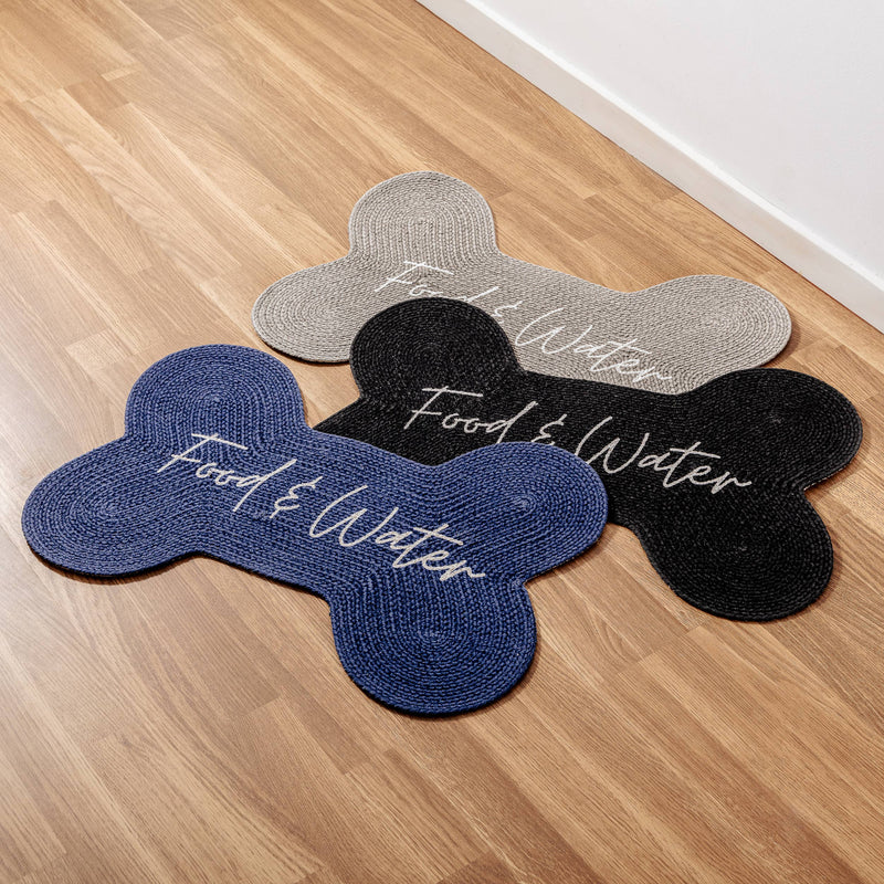 Blue Dog Food Bowl Placemat