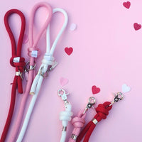 Pink Rope Dog Leash - Handmade in France